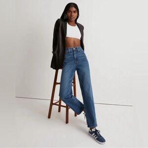 Madewell Straight Leg Jeans - Classic Blue
